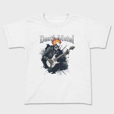Rocking Skeleton Death Metal, Tricou Copii