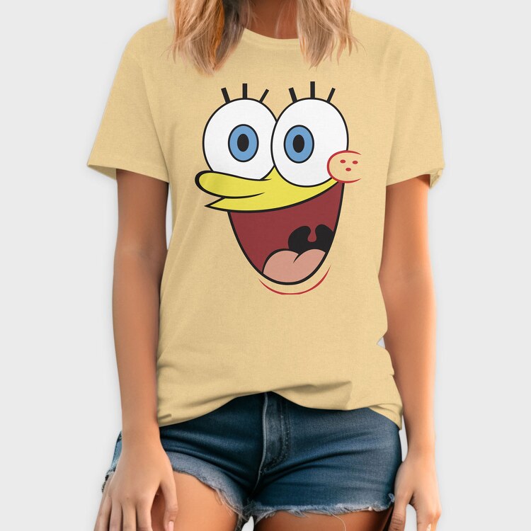 SpongeBob face 16, Tricou Barbati (Unisex)