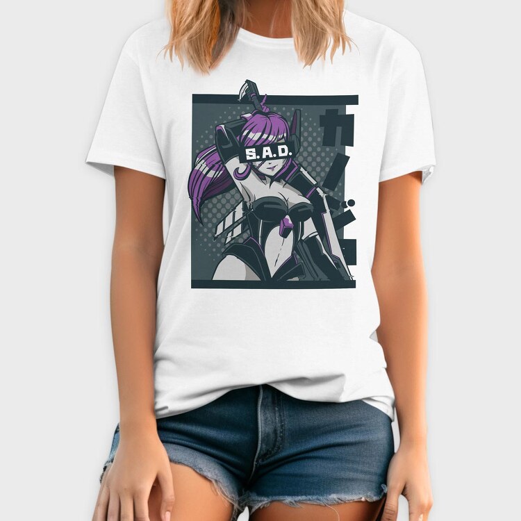 Girl SAD, Tricou Barbati (Unisex)