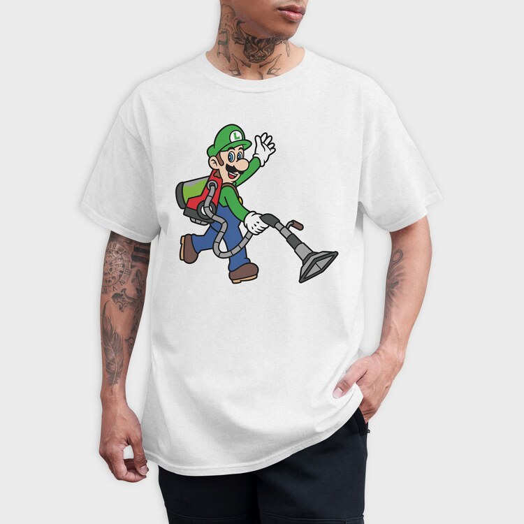 Luigi Poltergust, Tricou Barbati (Unisex)
