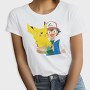 Cartoon Retro Pokemon 3, Tricou Femei