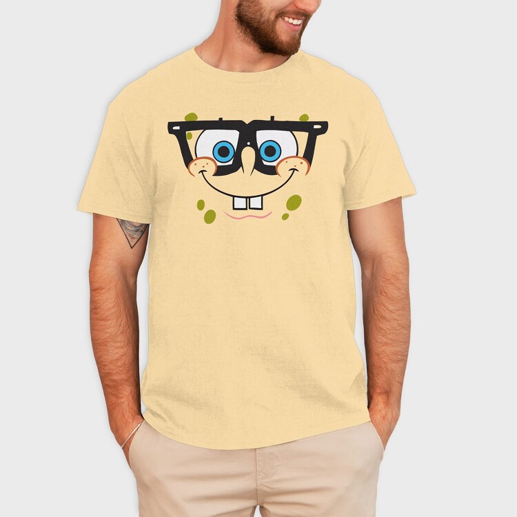 SpongeBob face 8, Tricou Barbati (Unisex)