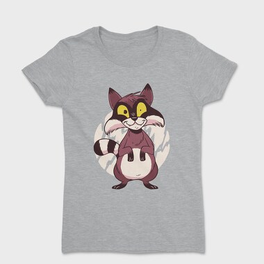 Tricou Femei, Racoon Cartoon