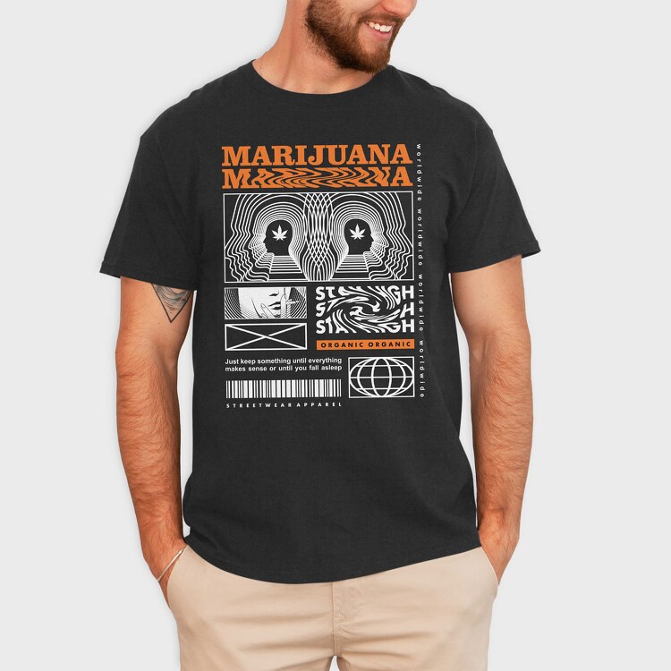 Marijuana 2, Tricou Barbati (Unisex)