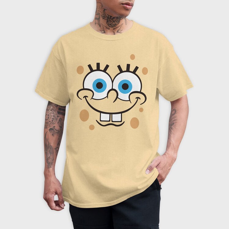 SpongeBob Faces 1, Tricou Barbati (Unisex)