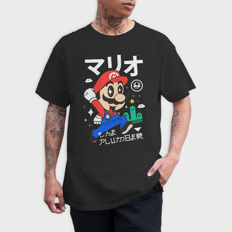 Mario Design 3, Tricou Barbati (Unisex)