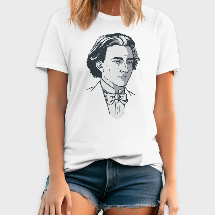 Frederic Chopin, Tricou Barbati (Unisex)
