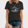 Jet Aircraft Carrier Monochrome, Tricou Barbati (Unisex)