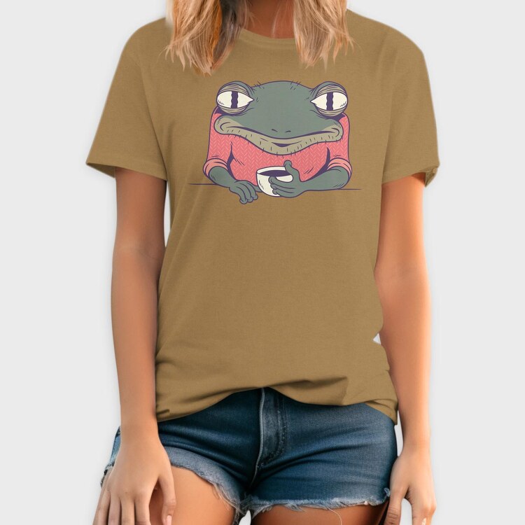 Frog Coffee, Tricou Barbati (Unisex)