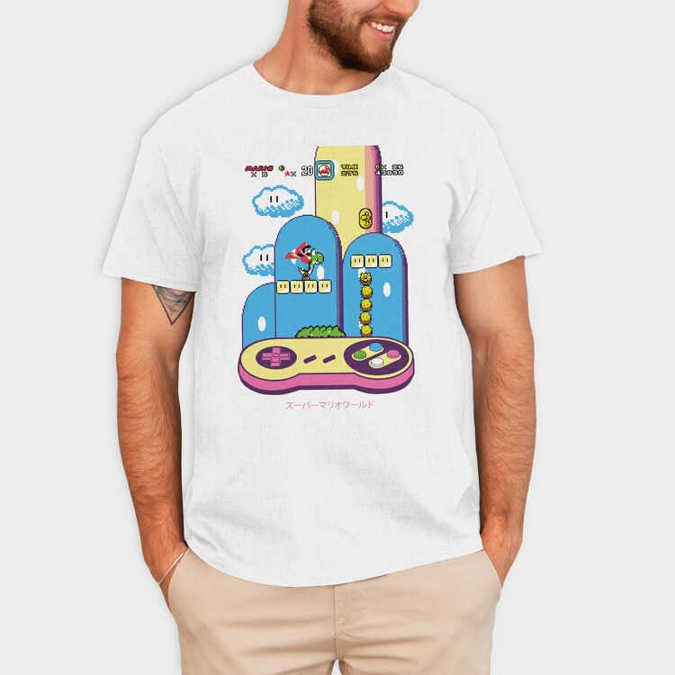 Mario Game, Tricou Barbati (Unisex)