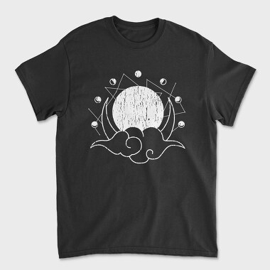 Moon Phases Monochrome, Tricou Barbati (Unisex)