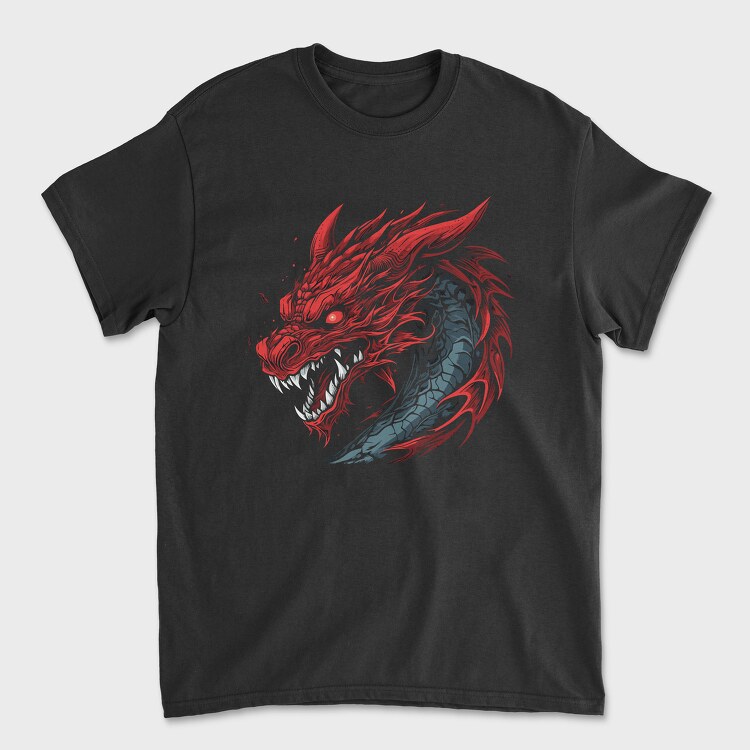 Red Dragon, Tricou Barbati (Unisex)