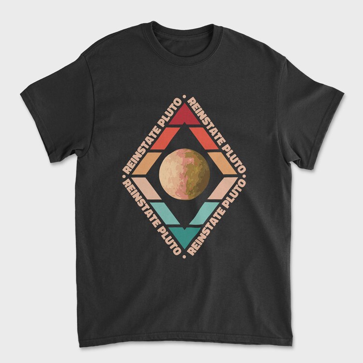 Reinstate Pluto, Tricou Barbati (Unisex)