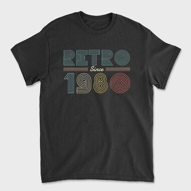 Retro Since, Tricou Barbati (Unisex)