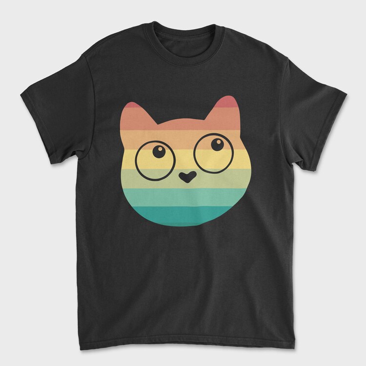 Retrocat, Tricou Barbati (Unisex)