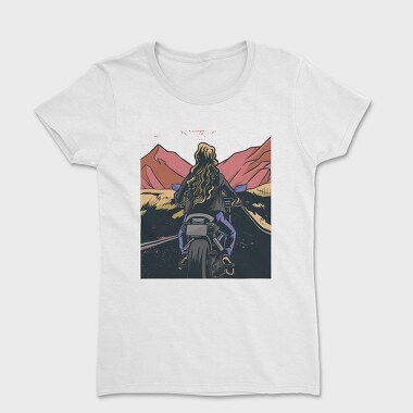 Motorbike Landscape, Tricou Femei