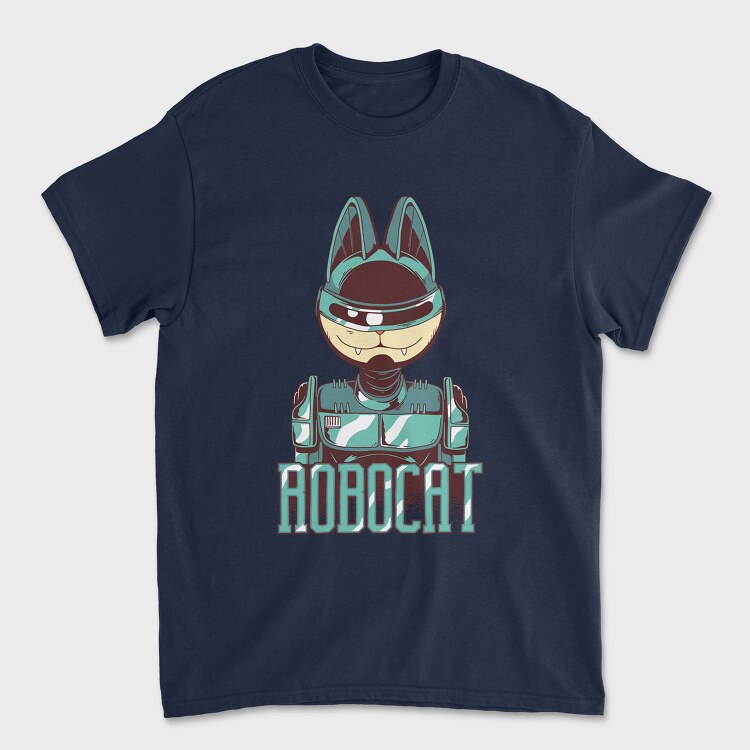 Robocat, Tricou Barbati (Unisex)