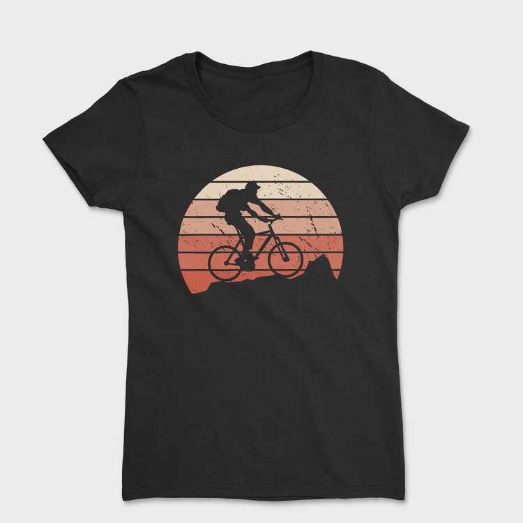 Mountain Bike Vintage, Tricou Femei