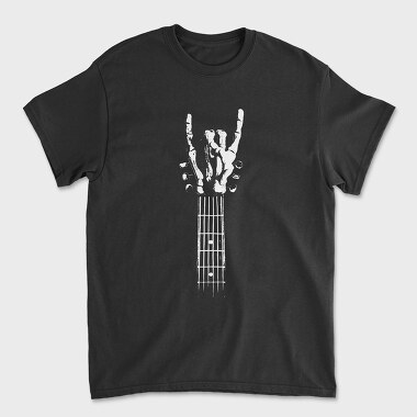 Rock Hand Guitar, Tricou Barbati (Unisex)