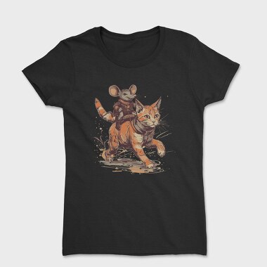 Mouse Cowboy Cat, Tricou Femei