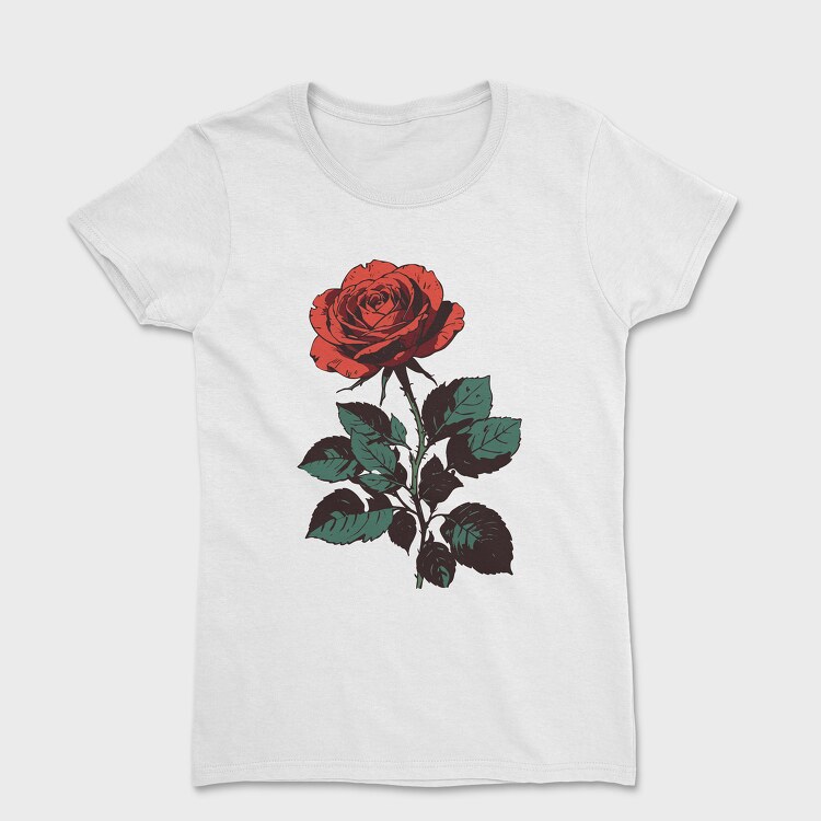 Rose Draw, Tricou Femei