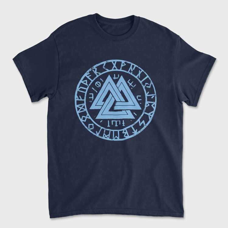 Runes Viking Valknut, Tricou Barbati (Unisex)