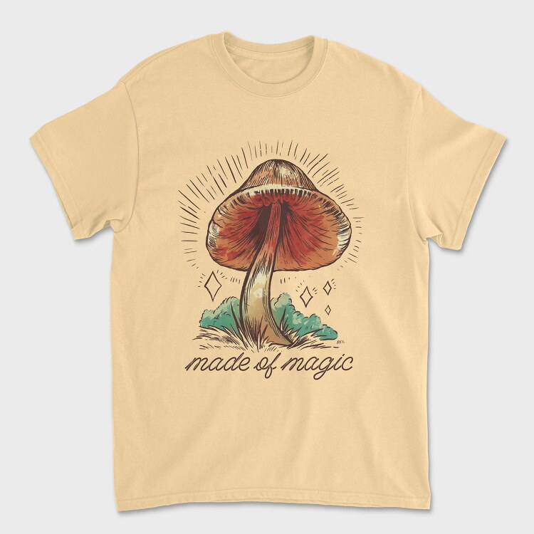 Mushroom Made of Magic, Tricou Barbati (Unisex)