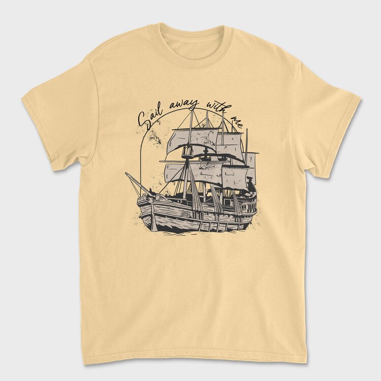 Sail Away With Me, Tricou Barbati (Unisex)