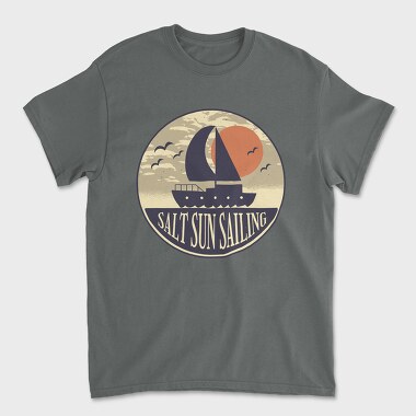 Salt Sun Sailing Boat, Tricou Barbati (Unisex)