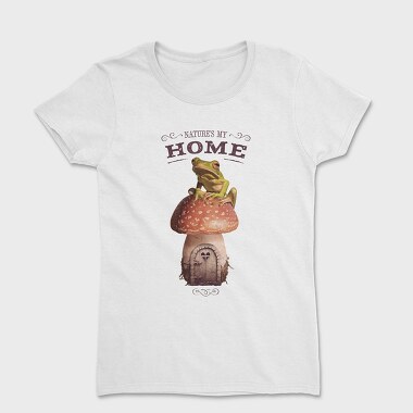 Nature Is My Home Frog, Tricou Femei