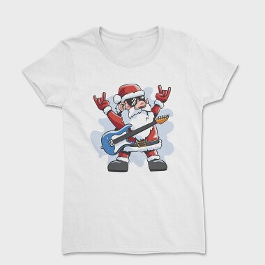 Santa Claus Rocker, Tricou Femei