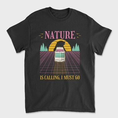 Nature Vaporwave, Tricou Barbati (Unisex)