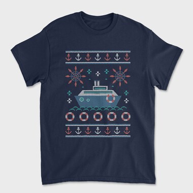 Nautic Ugly Sweater, Tricou Barbati (Unisex)