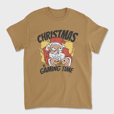 Santa Gaming, Tricou Barbati (Unisex)