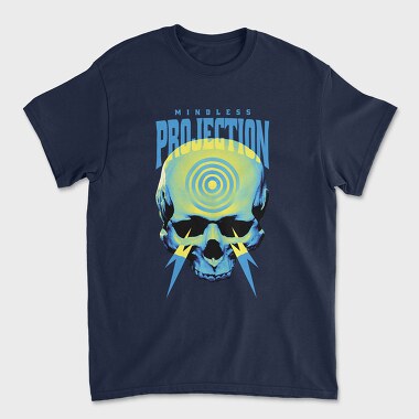 Negative Skull Circles, Tricou Barbati (Unisex)