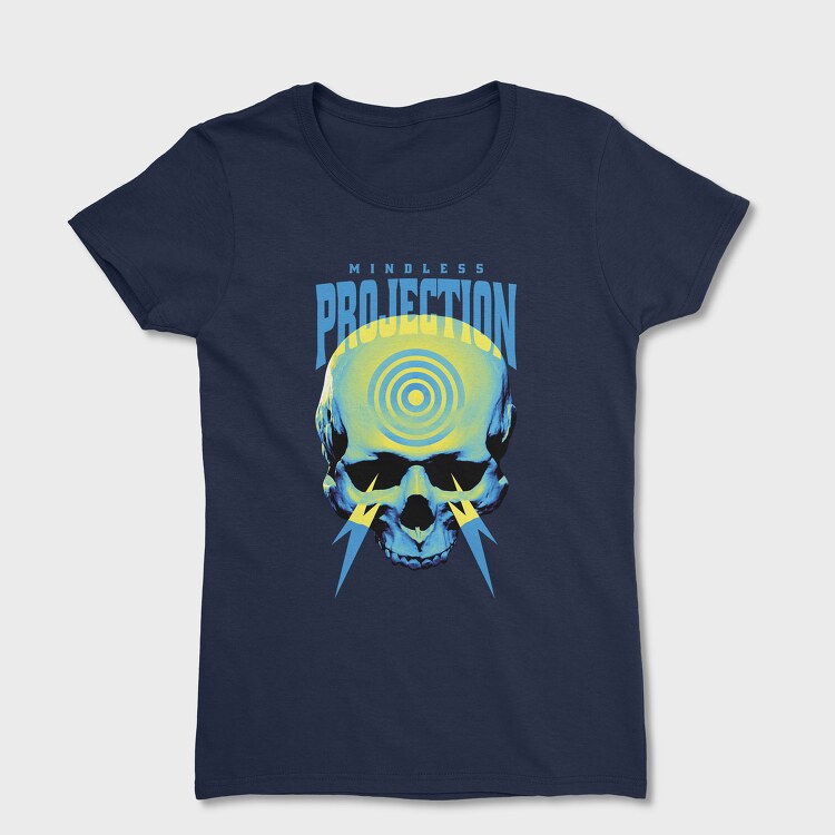 Negative Skull Circles, Tricou Femei