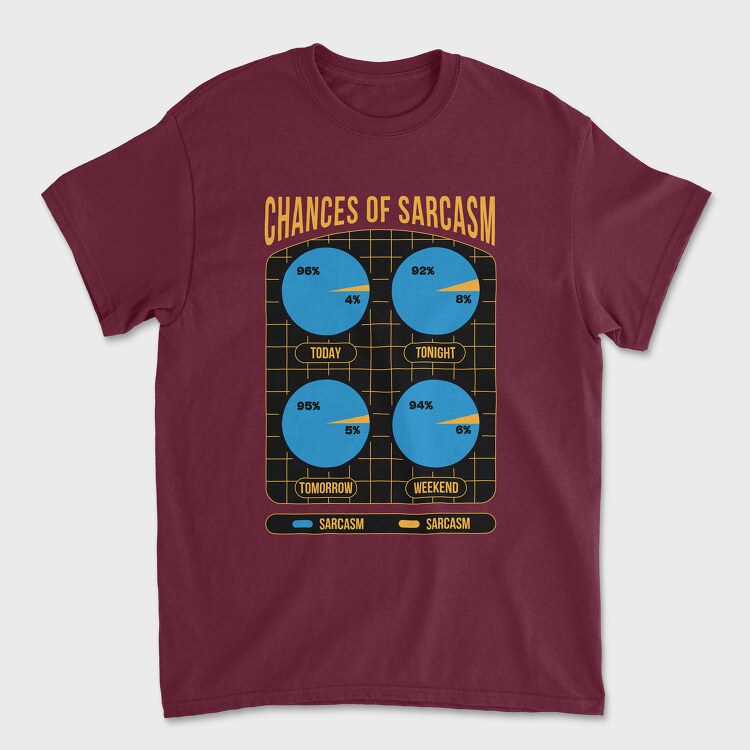 Sarcasm Chances, Tricou Barbati (Unisex)