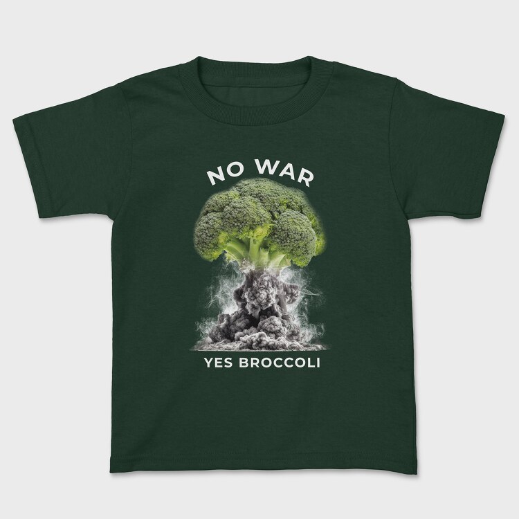 No War Yes Brocoli, Tricou Copii