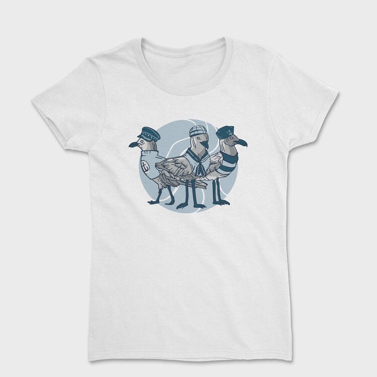 Seagulls Sailors, Tricou Femei