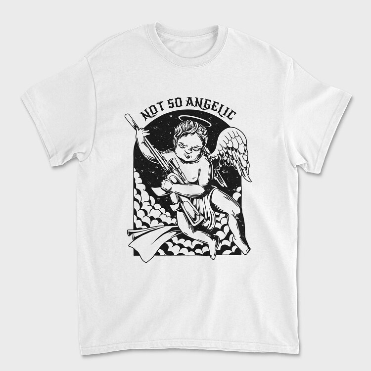 Not So Angelic, Tricou Barbati (Unisex)