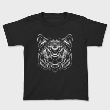 Shiba Inu Monochrome, Tricou Copii