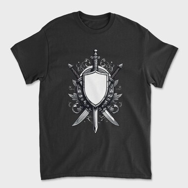 Shield and Sword, Tricou Barbati (Unisex)