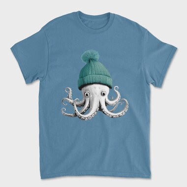 Octopus Winter Hat, Tricou Barbati (Unisex)