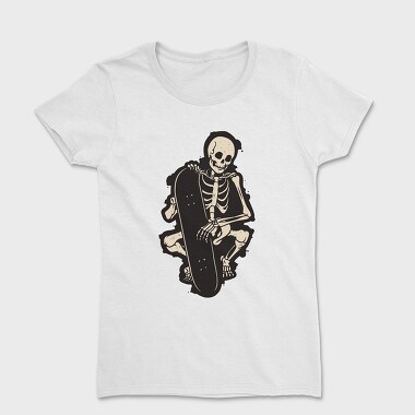 Skate Skeleton, Tricou Femei