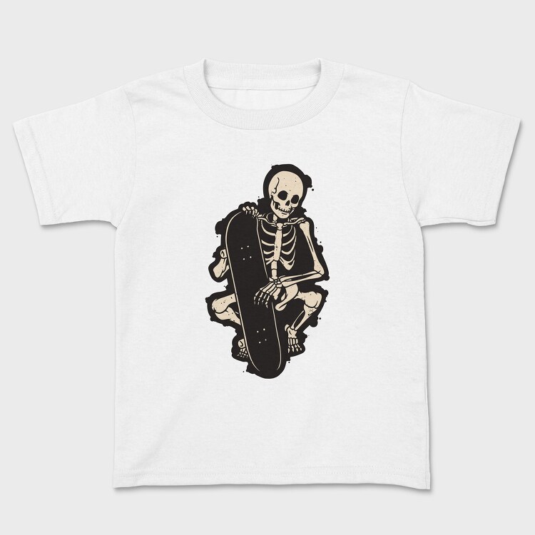 Skate Skeleton, Tricou Copii