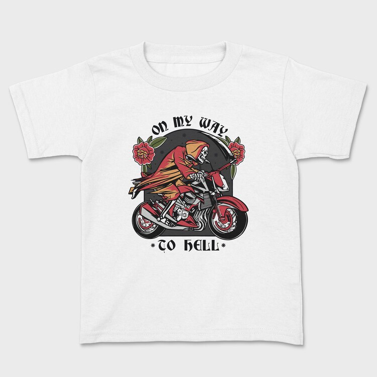 On My Way to Hell Death Bike, Tricou Copii