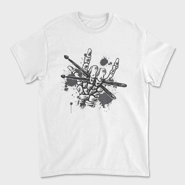 Skeleton Hand Drums, Tricou Barbati (Unisex)