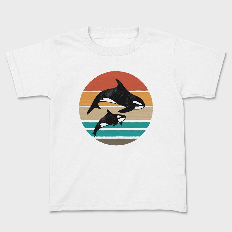 Orca Family Sunset, Tricou Copii