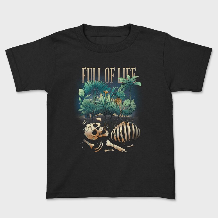 Skeleton Life Plants, Tricou Copii