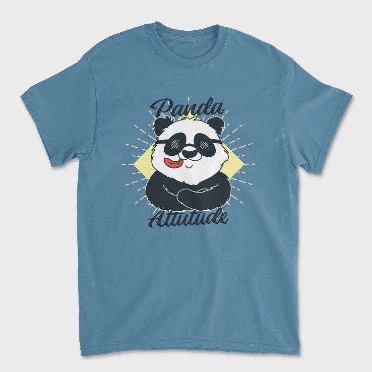 Panda Attitude, Tricou Barbati (Unisex)